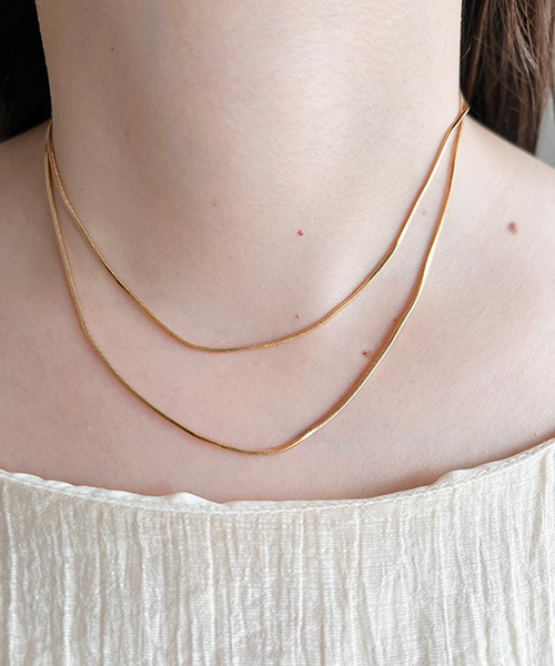 VENCEEXCHANGE（ヴァンスエクスチェンジ）の「シンプル2連ネックレス（ネックレス・レディース・Silver/GOLD ・FREE）」の15枚目の写真