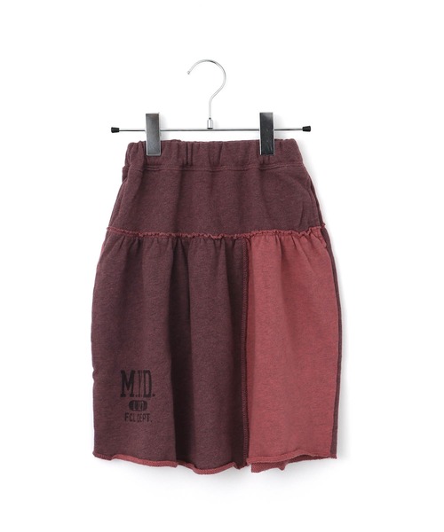 MAKE YOUR DAY（メイクユアデイ）の「リメイクスカート■80～140cm（スカート・キッズ・グレー/ブラウン/ピンク・90/100/110/120/130/140/80）」の3枚目の写真