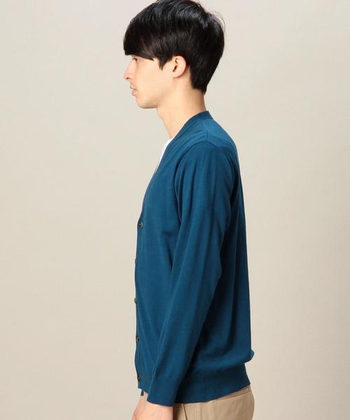 BEAUTY&YOUTH UNITED ARROWS（ビューティーアンドユースユナイテッドアローズ）の「BY スーピマ Vカーディガン◆（カーディガン/ボレロ・メンズ・グレー/コバルトブルー/ネイビー・SMALL/MEDIUM/LARGE/X-LARGE）」の7枚目の写真