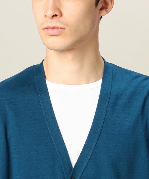 BEAUTY&YOUTH UNITED ARROWS（ビューティーアンドユースユナイテッドアローズ）の「BY スーピマ Vカーディガン◆（カーディガン/ボレロ・メンズ・グレー/コバルトブルー/ネイビー・SMALL/MEDIUM/LARGE/X-LARGE）」の9枚目の写真