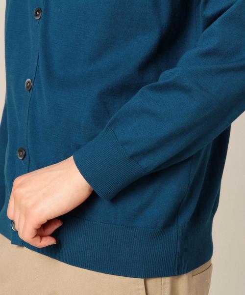 BEAUTY&YOUTH UNITED ARROWS（ビューティーアンドユースユナイテッドアローズ）の「BY スーピマ Vカーディガン◆（カーディガン/ボレロ・メンズ・グレー/コバルトブルー/ネイビー・SMALL/MEDIUM/LARGE/X-LARGE）」の10枚目の写真