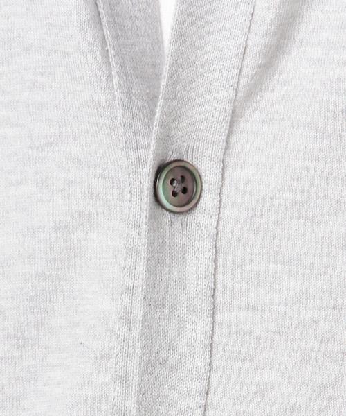 BEAUTY&YOUTH UNITED ARROWS（ビューティーアンドユースユナイテッドアローズ）の「BY スーピマ Vカーディガン◆（カーディガン/ボレロ・メンズ・グレー/コバルトブルー/ネイビー・SMALL/MEDIUM/LARGE/X-LARGE）」の13枚目の写真