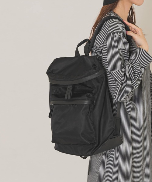 RODE SKO（ロデスコ）の「撥水ナイロンリュック（バックパック/リュック・レディース・ブラック・ONE）」の11枚目の写真