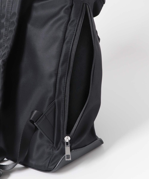 RODE SKO（ロデスコ）の「撥水ナイロンリュック（バックパック/リュック・レディース・ブラック・ONE）」の18枚目の写真