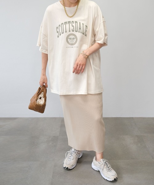 ＡＮＤＪ（アンドジェイ）の「【2022/AW】カットオフプリーツナロースカート（スカート・レディース・マスタード/ブラック/モスグリーン/アイボリー/テラコッタ・M）」の13枚目の写真