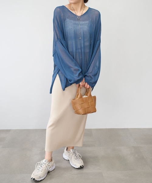 ＡＮＤＪ（アンドジェイ）の「【2022/AW】カットオフプリーツナロースカート（スカート・レディース・マスタード/ブラック/モスグリーン/アイボリー/テラコッタ・M）」の21枚目の写真