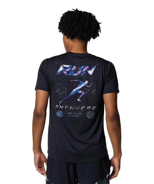 UNDER ARMOUR（アンダーアーマー）の「UAランエニウェア メッシュ グラフィック ショートスリーブ Tシャツ（ランニング/メンズ）（Tシャツ/カットソー・メンズ・ブラック/ブルー・S/XL/L/M/XXL）」の15枚目の写真