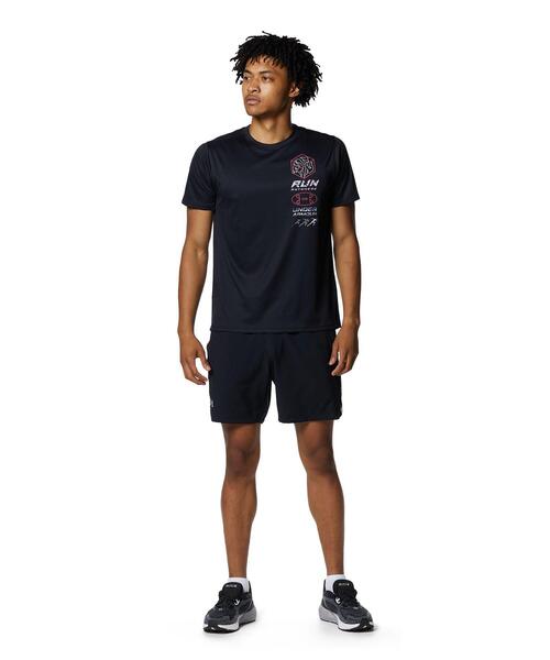 UNDER ARMOUR（アンダーアーマー）の「UAランエニウェア メッシュ グラフィック ショートスリーブ Tシャツ（ランニング/メンズ）（Tシャツ/カットソー・メンズ・ブラック/ブルー・S/XL/L/M/XXL）」の16枚目の写真