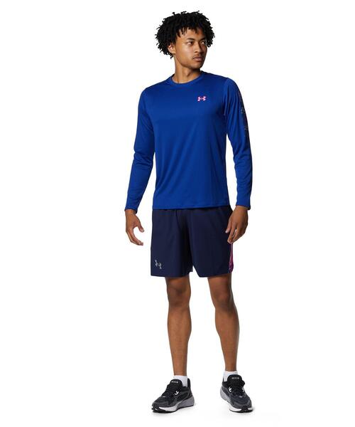 UNDER ARMOUR（アンダーアーマー）の「UAランエニウェア メッシュ グラフィック ショートスリーブ Tシャツ（ランニング/メンズ）（Tシャツ/カットソー・メンズ・ブラック/ブルー・S/XL/L/M/XXL）」の21枚目の写真