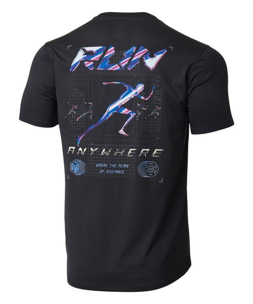 UNDER ARMOUR（アンダーアーマー）の「UAランエニウェア メッシュ グラフィック ショートスリーブ Tシャツ（ランニング/メンズ）（Tシャツ/カットソー・メンズ・ブラック/ブルー・S/XL/L/M/XXL）」の12枚目の写真