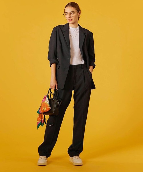 THE SHINZONE(ザ シンゾーン)の「THE SHINZONE | CHRYSLER PANTS WOMEN(スラックス・レディース・ブラック/ネイビー/グレー・34/32/P)」の2枚目の写真