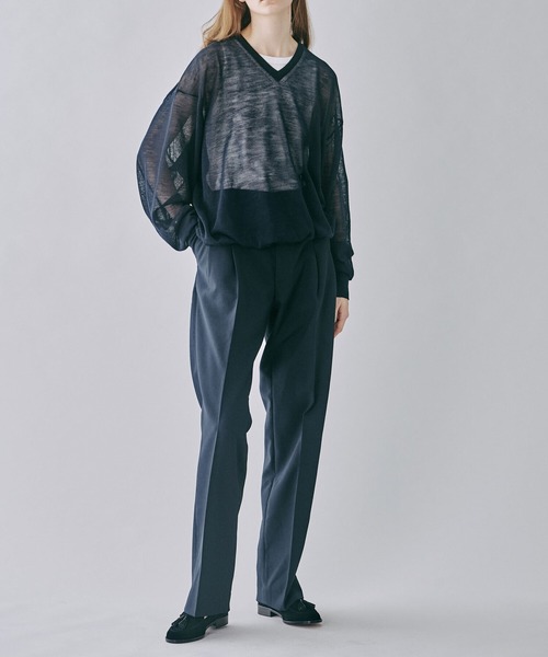 THE SHINZONE(ザ シンゾーン)の「THE SHINZONE | CHRYSLER PANTS WOMEN(スラックス・レディース・ブラック/ネイビー/グレー・34/32/P)」の7枚目の写真