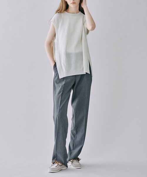 THE SHINZONE(ザ シンゾーン)の「THE SHINZONE | CHRYSLER PANTS WOMEN(スラックス・レディース・ブラック/ネイビー/グレー・34/32/P)」の8枚目の写真