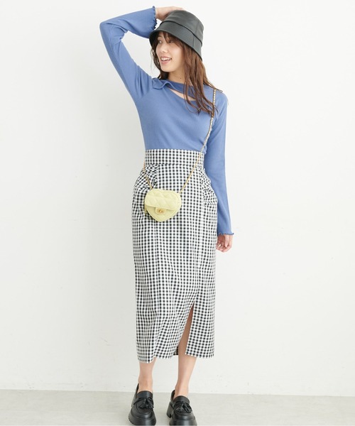 FREE'S MART（フリーズマート）の「◆ハートミニショルダーバッグ（ショルダーバッグ・レディース・イエロー/ブラック・ﾌﾘ-）」の8枚目の写真