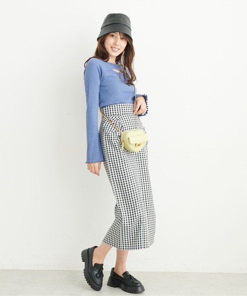 FREE'S MART（フリーズマート）の「◆ハートミニショルダーバッグ（ショルダーバッグ・レディース・イエロー/ブラック・ﾌﾘ-）」の6枚目の写真