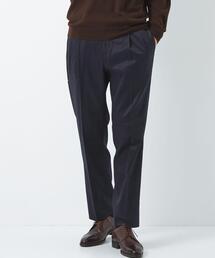 green label relaxing | TCWPU ツイル 2プリーツ ドレスチノ スラックス -ウォッシャブル-(スラックス)