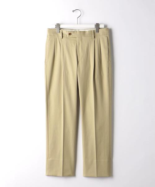 green label relaxing（グリーンレーベルリラクシング）の「TCWPU ツイル 2プリーツ ドレスチノ スラックス -ウォッシャブル-（スラックス・メンズ・ダークグリーン/ベージュ/ネイビー・S/M/L/XL）」の12枚目の写真