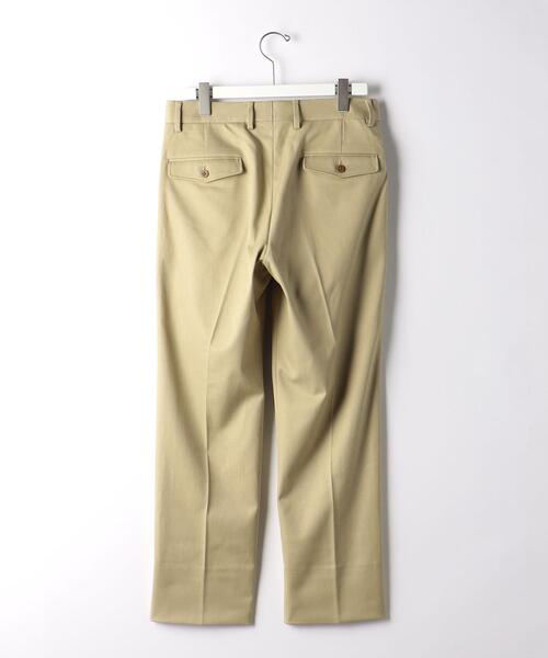 green label relaxing（グリーンレーベルリラクシング）の「TCWPU ツイル 2プリーツ ドレスチノ スラックス -ウォッシャブル-（スラックス・メンズ・ダークグリーン/ベージュ/ネイビー・S/M/L/XL）」の16枚目の写真