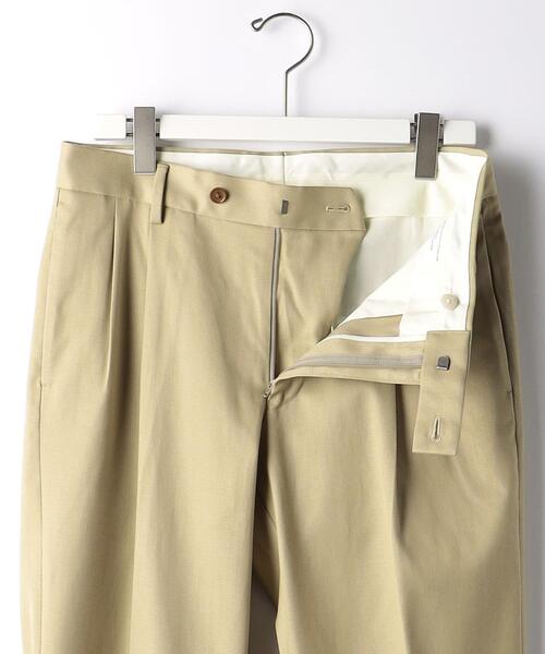 green label relaxing（グリーンレーベルリラクシング）の「TCWPU ツイル 2プリーツ ドレスチノ スラックス -ウォッシャブル-（スラックス・メンズ・ダークグリーン/ベージュ/ネイビー・S/M/L/XL）」の14枚目の写真