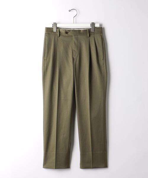 green label relaxing（グリーンレーベルリラクシング）の「TCWPU ツイル 2プリーツ ドレスチノ スラックス -ウォッシャブル-（スラックス・メンズ・ダークグリーン/ベージュ/ネイビー・S/M/L/XL）」の13枚目の写真