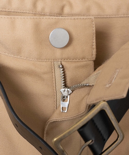WEGO(ウィゴー)の「WEGO/ベルト付きタックワイドチノパンツ(チノパンツ・レディース・ブラック/ベージュ・FREE)」の20枚目の写真