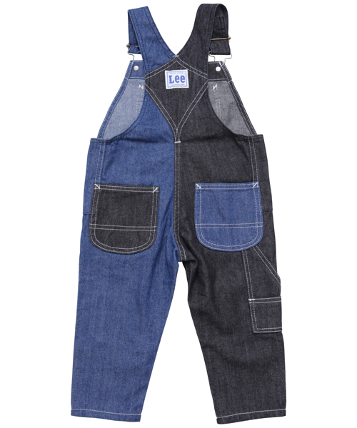 X-girl Stages（エックスガールステージス）の「【VERY11月号掲載】XGS★×Lee OVERALLS(4T～7T)（つなぎ/オールインワン・キッズ・マルチ/ライトインディゴブルー・4T/5T/6T/7T）」の4枚目の写真