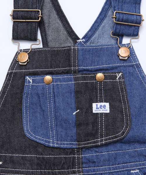 X-girl Stages（エックスガールステージス）の「【VERY11月号掲載】XGS★×Lee OVERALLS(4T～7T)（つなぎ/オールインワン・キッズ・マルチ/ライトインディゴブルー・4T/5T/6T/7T）」の5枚目の写真