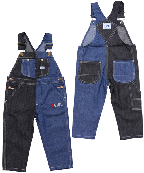 X-girl Stages（エックスガールステージス）の「【VERY11月号掲載】XGS★×Lee OVERALLS(4T～7T)（つなぎ/オールインワン・キッズ・マルチ/ライトインディゴブルー・4T/5T/6T/7T）」の8枚目の写真