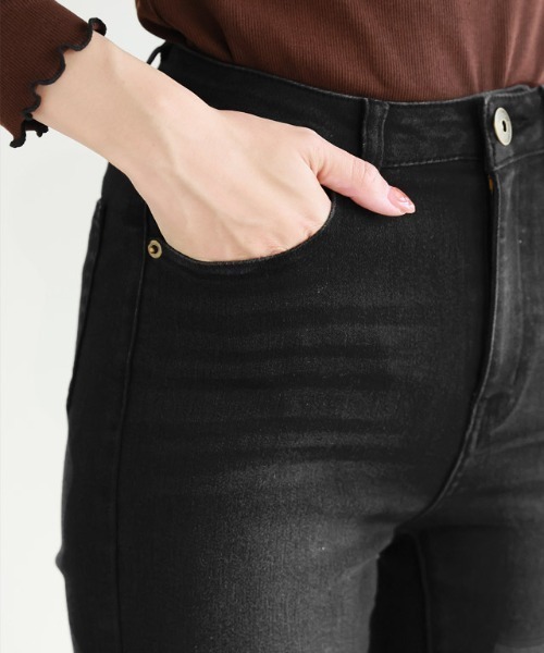 Pierrot（ピエロ）の「ストレッチスキニーデニム（デニムパンツ・レディース・ブラック系その他/ブルー系その他2/ホワイト/インディゴブルー/ネイビー/ブルー/ブラック/ブルー系その他・4L/L/LL/S/XS/M/3L）」の10枚目の写真