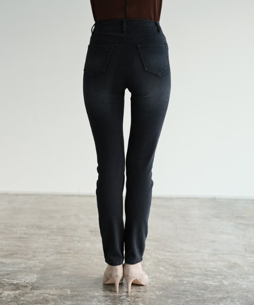 Pierrot（ピエロ）の「ストレッチスキニーデニム（デニムパンツ・レディース・ブラック系その他/ブルー系その他2/ホワイト/インディゴブルー/ネイビー/ブルー/ブラック/ブルー系その他・4L/L/LL/S/XS/M/3L）」の14枚目の写真