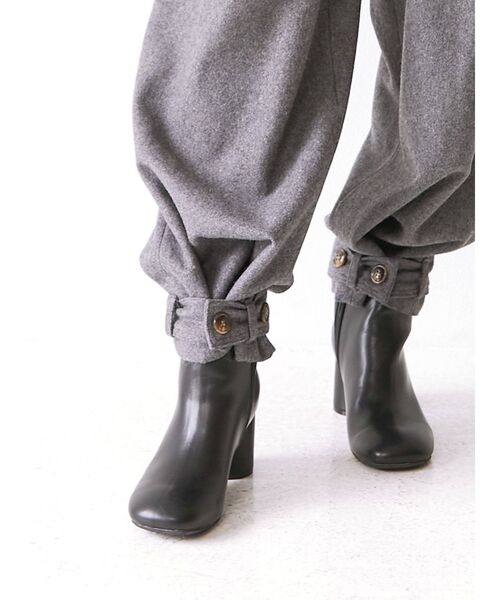 Ungrid(アングリッド)の「起毛カーゴデザインパンツ(カーゴパンツ・レディース・アイボリー/グレー・SMALL/MEDIUM)」の20枚目の写真