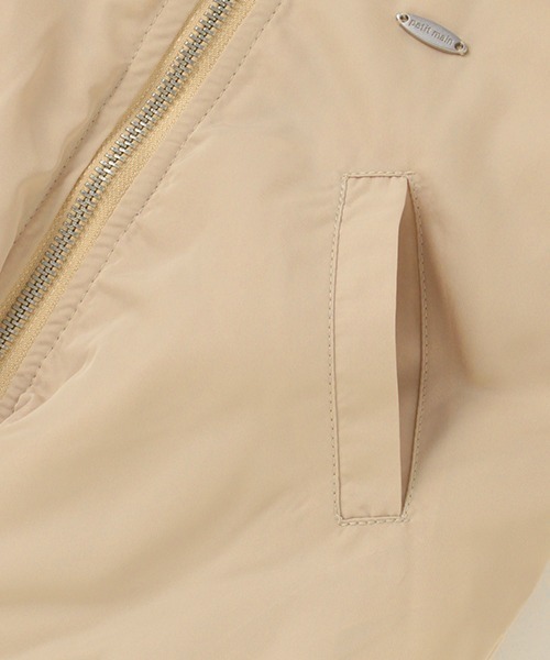 petit main(プティマイン)の「チビフリルMA-1(MA-1・キッズ・ラベンダー/ライトベージュ/ブラック・130cm/110cm/120cm/90cm/100cm/80cm)」の11枚目の写真