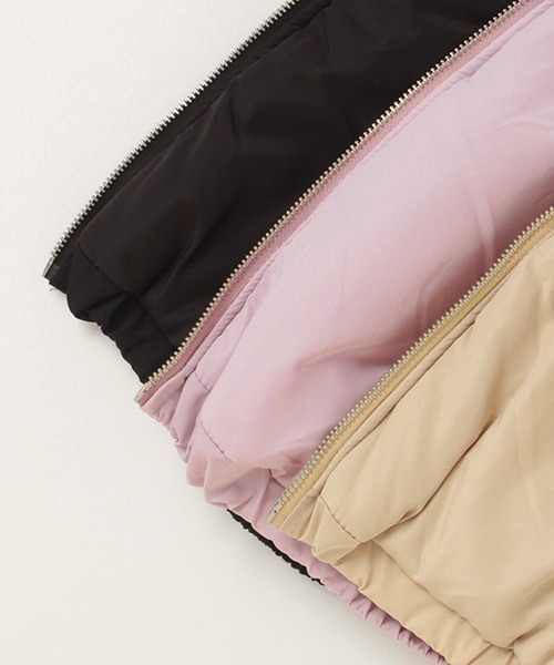 petit main(プティマイン)の「チビフリルMA-1(MA-1・キッズ・ラベンダー/ライトベージュ/ブラック・130cm/110cm/120cm/90cm/100cm/80cm)」の9枚目の写真