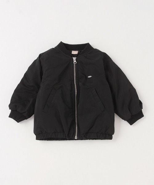 petit main(プティマイン)の「チビフリルMA-1(MA-1・キッズ・ラベンダー/ライトベージュ/ブラック・130cm/110cm/120cm/90cm/100cm/80cm)」の21枚目の写真