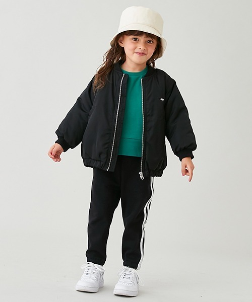 petit main(プティマイン)の「チビフリルMA-1(MA-1・キッズ・ラベンダー/ライトベージュ/ブラック・130cm/110cm/120cm/90cm/100cm/80cm)」の20枚目の写真