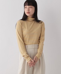 LOWRYS FARM | ボーダータートル　167936(Tシャツ/カットソー)