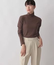 LOWRYS FARM | ボーダータートル　167936(Tシャツ/カットソー)