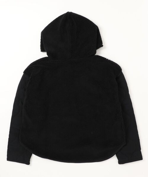 KID BLUE（キッドブルー）の「キッドブルー -EC店舗限定ボア＆キルト -長袖トップス -KOTN550 -kidblue（その他トップス・レディース・ブラック・M）」の2枚目の写真