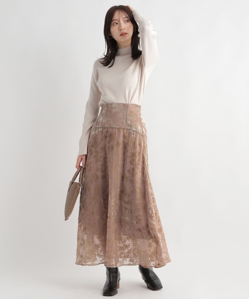 Andemiu（アンデミュウ）の「オパールパイピングスカート169395（スカート・レディース・ブラック/ベージュ/ブルー/イエロー・SMALL/MEDIUM）」の20枚目の写真