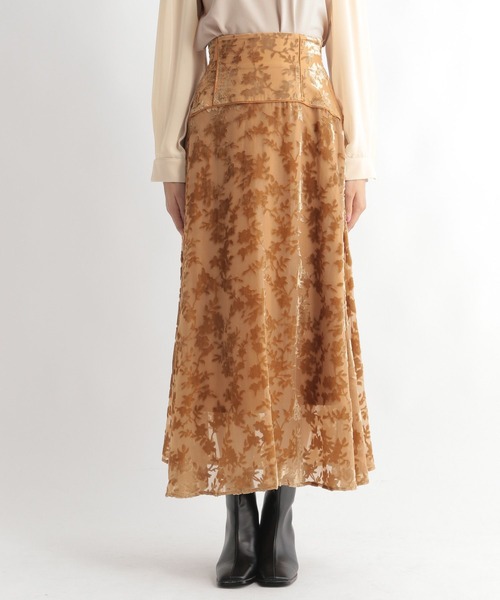 Andemiu（アンデミュウ）の「オパールパイピングスカート169395（スカート・レディース・ブラック/ベージュ/ブルー/イエロー・SMALL/MEDIUM）」の14枚目の写真