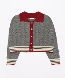 ehka sopo | ヘリンボーンカーディガン(カーディガン/ボレロ)