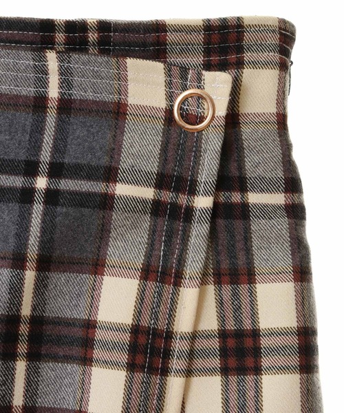 31 Sons de mode（トランテアン　ソン　ドゥ　モード）の「スリットタイトスカート（スカート・レディース・ブラック/ブラウン系その他・36/38）」の3枚目の写真