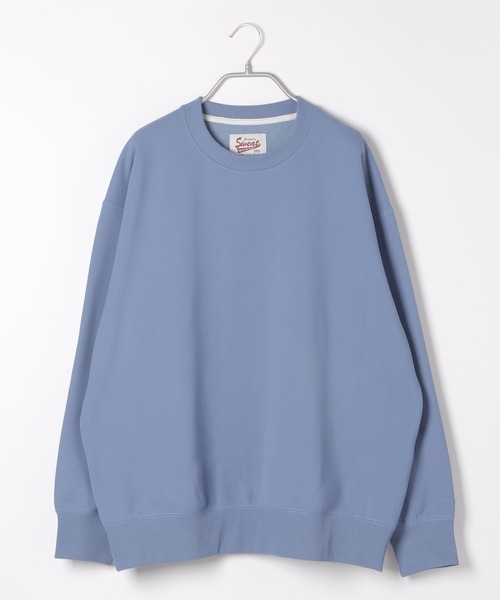 GLOBAL WORK（グローバルワーク）の「モッチリッチクルー/281832（Tシャツ/カットソー・メンズ・ホワイト/ネイビー/ライトグリーン/ライトパープル/オレンジ/ライトブルー/ピンク系その他/グリーン・SMALL/MEDIUM/LARGE/X-LARGE）」の4枚目の写真
