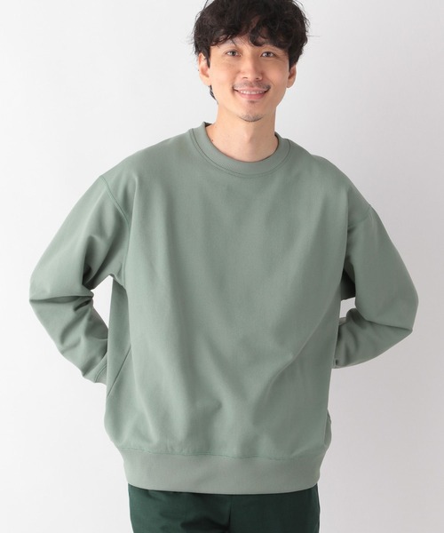 GLOBAL WORK（グローバルワーク）の「モッチリッチクルー/281832（Tシャツ/カットソー・メンズ・ホワイト/ネイビー/ライトグリーン/ライトパープル/オレンジ/ライトブルー/ピンク系その他/グリーン・SMALL/MEDIUM/LARGE/X-LARGE）」の10枚目の写真