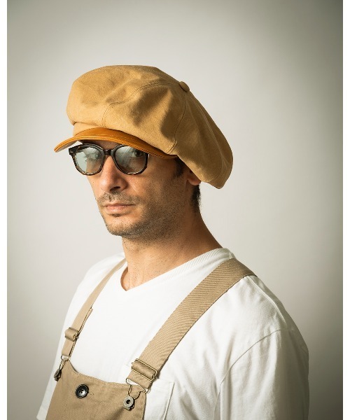 Mr.ファットマン　キャスケット　Mサイズ　古着 Johnny Casquette Twill&Indigo【Mr.FATMAN / ミスター