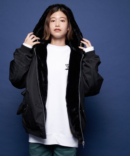 JACKROSE（ジャックローズ）の「JE-リバーシブル.MA-1（MA-1・メンズ・ブラック/ライトグレー・M/L）」の3枚目の写真