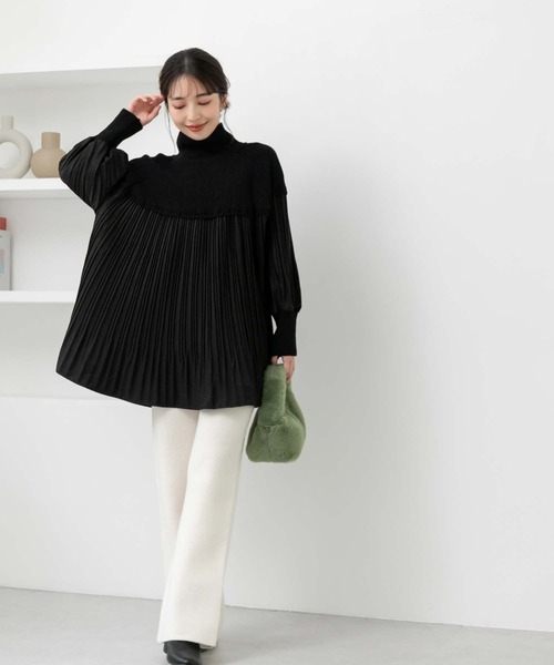 fifth(フィフス)の「ハイゲージニットパンツ(その他パンツ・レディース・モカ/オフホワイト/ブラック・S/M/L)」の12枚目の写真