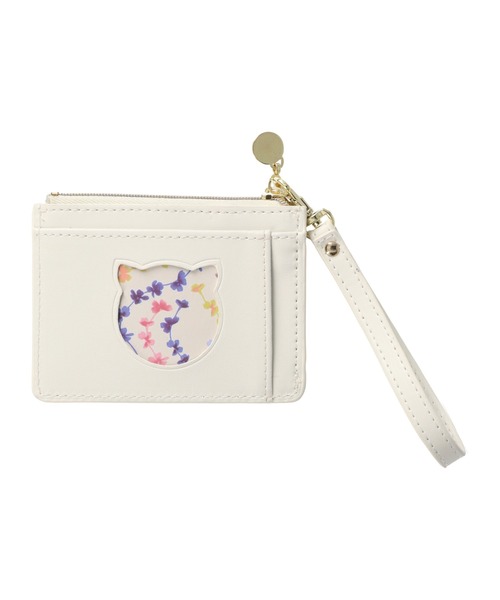 PAUL&JOE(ポールアンドジョー)の「ポール&ジョー ラ・パペトリー マークス パスケース(パスケース・レディース・ピンク/ベージュ系その他/アイボリー・FREE)」の5枚目の写真