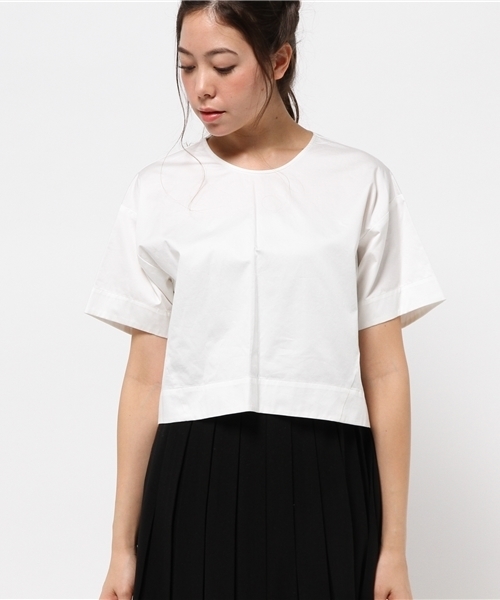 Rouge vif（ルージュヴィフ）の「ﾌｨﾝｸｽｻﾃﾝﾌﾟﾙｵｰﾊﾞｰ（シャツ/ブラウス・レディース・ホワイト/ベージュ・FREE）」の3枚目の写真