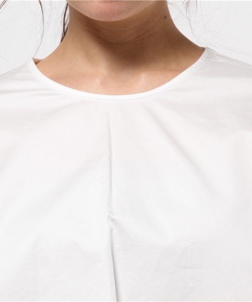 Rouge vif（ルージュヴィフ）の「ﾌｨﾝｸｽｻﾃﾝﾌﾟﾙｵｰﾊﾞｰ（シャツ/ブラウス・レディース・ホワイト/ベージュ・FREE）」の6枚目の写真